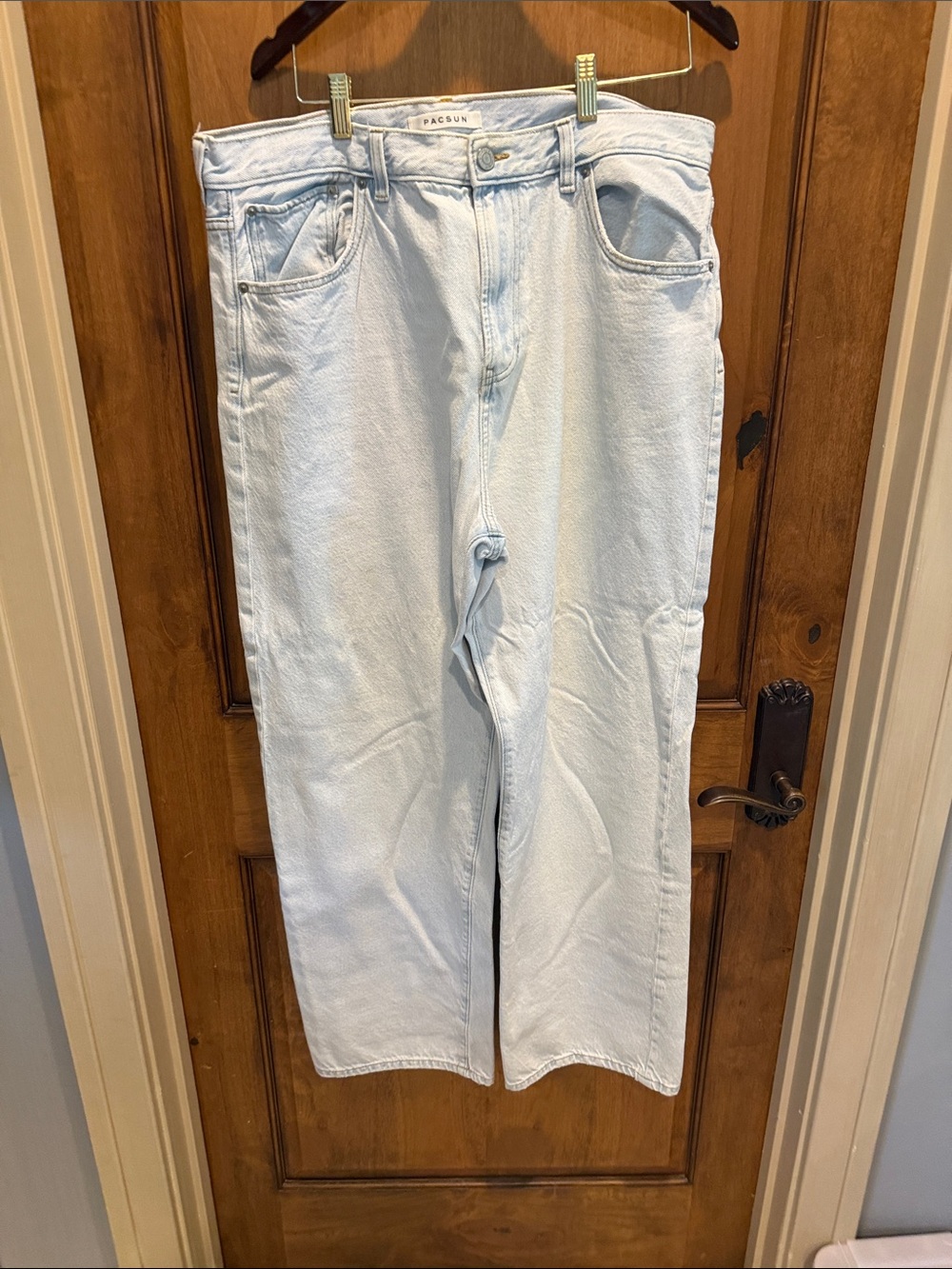 PacSun Pale Blue Men’s Straight-Leg Jeans